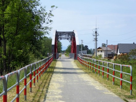 Dawny most kolejowy. Fot. Wojciech Goj, 09.06.2019 r.